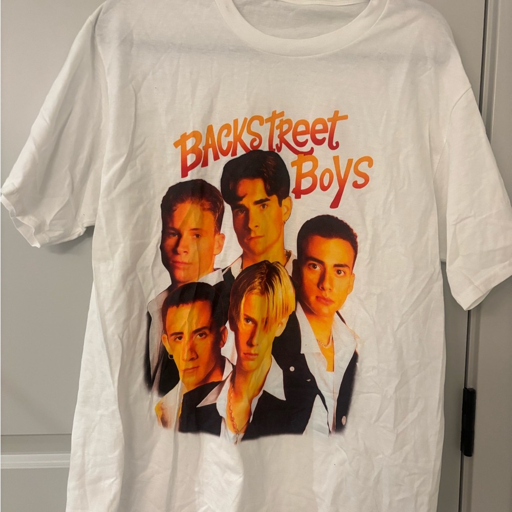 Backstreet Boys White Graphic T-Shirt